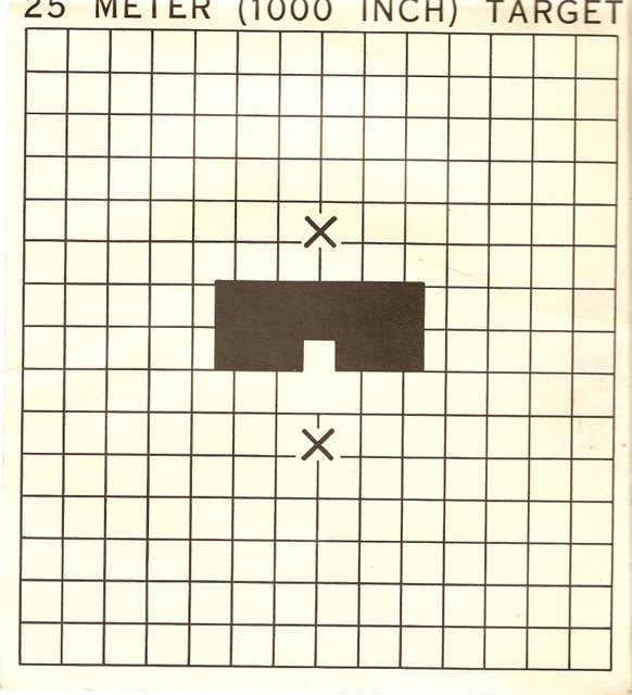 Free Printable 25 Meter M16 Zero Target